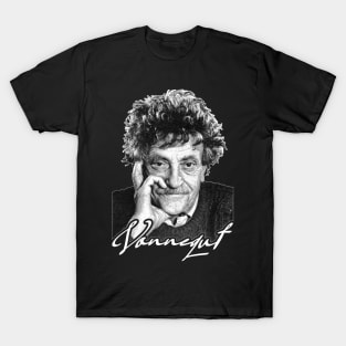 Vonnegut Black and White T-Shirt